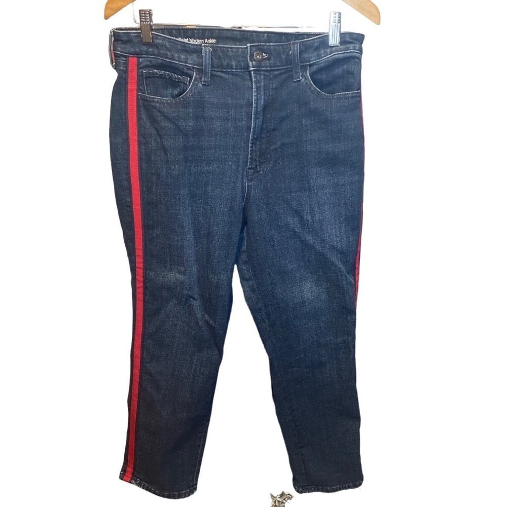 Talbots Flawless High Waist Modern Ankle Denim Jeans Sz 12P